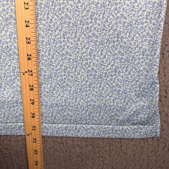 Peter Millar Summer Comfort The Lizard King Polo Shirt Mens L Blue Performance - Picture 7 of 8